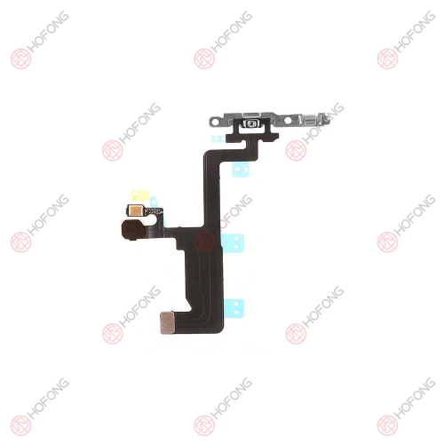 Power Switch Flex Cable with Metal Plate For iPhone 6 Replacement Parts