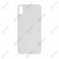 Back Glass Cover With Big Camera Hole Replacement For iPhone X