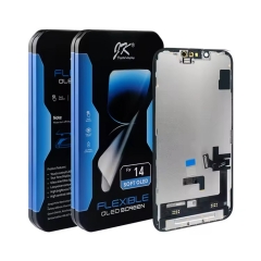 JK Screen for iphone 14 Soft Flexible OLED Display Replacement