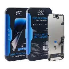 JK Screen for iphone 16 Soft Flexible OLED Display Replacement