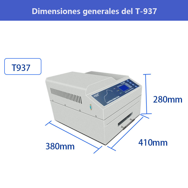 Dimensiones generales del T-937