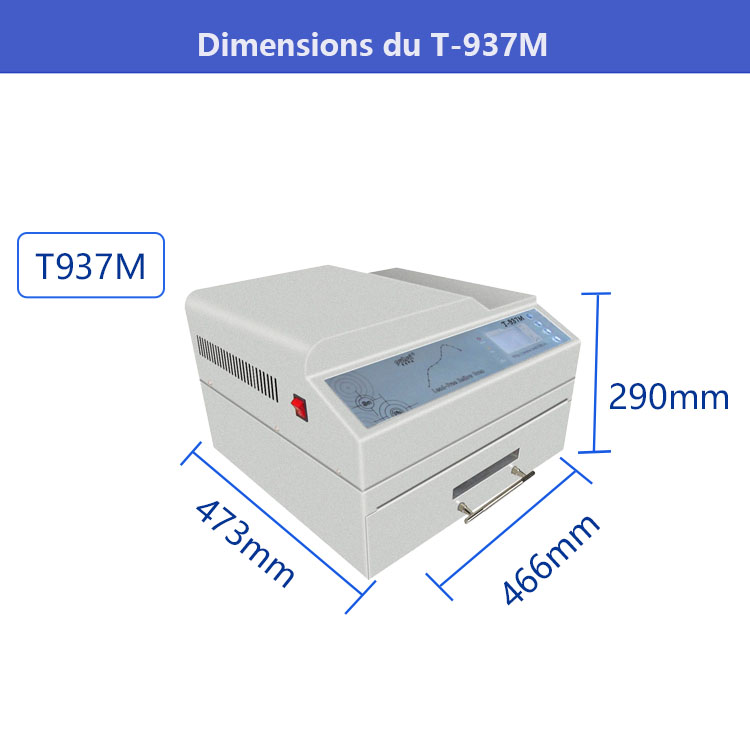 Dimensions hors tout du T-937M
