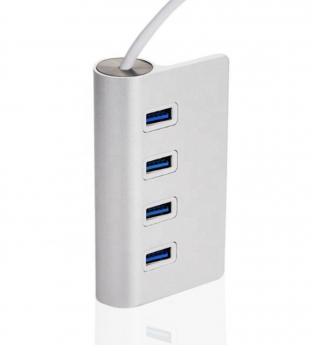 Aluminum USB Hub 4PORTS 3.0 Multi PORTS Desktop With Power Delivery Network OTG  4Ports USB Hubs