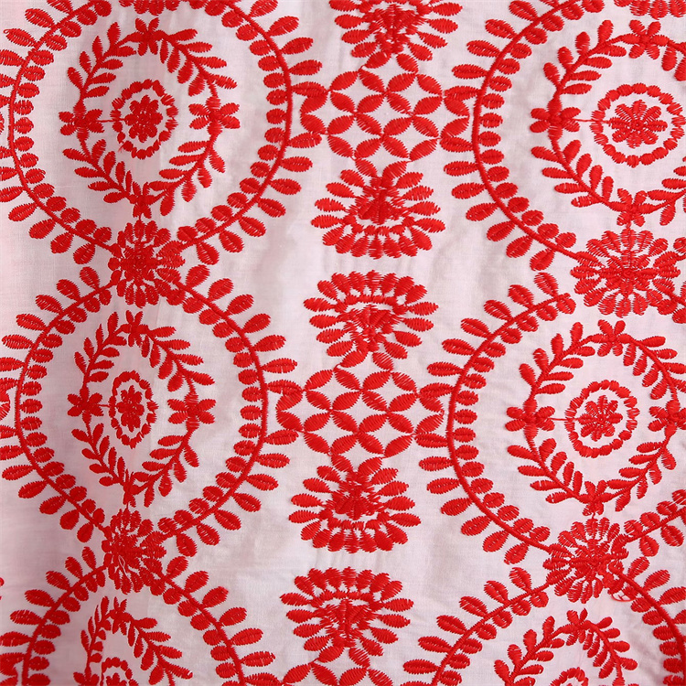 Custom wholesale embroidery V-neck ruffle top