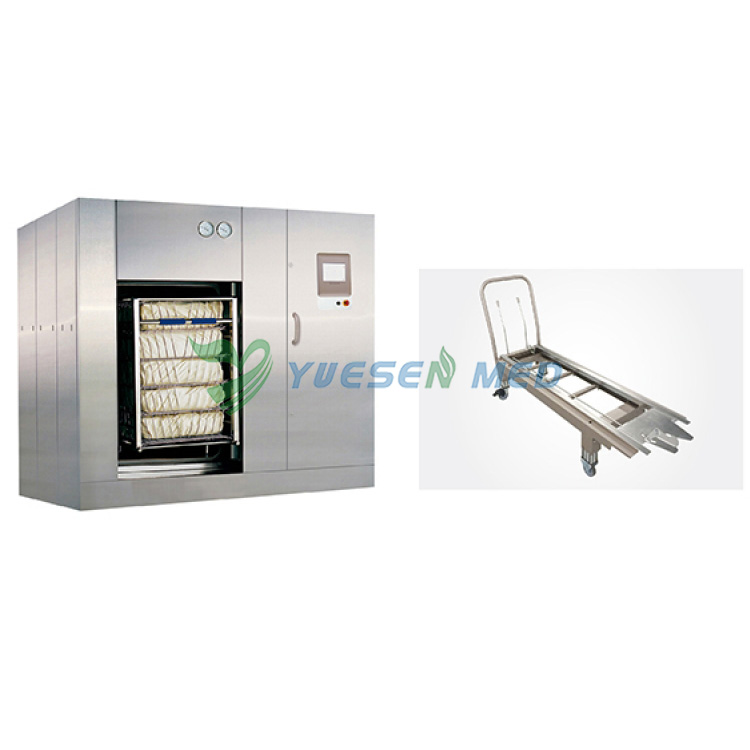 Sliding door large vacuum steam sterilizer