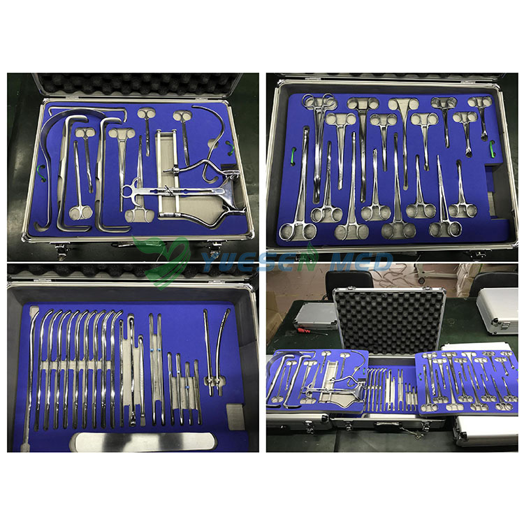 Conjunto de instrumentos ginecológicos e obstétricos SSF-2