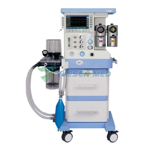 Máquina de Anestesia de Carrinho Médico Tanque de evaporador duplo YSAV700D