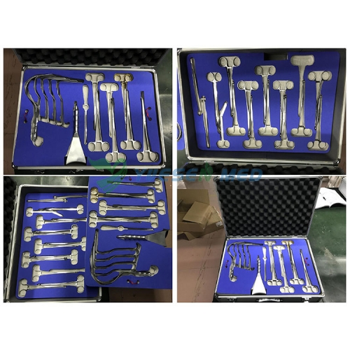 Conjunto de instrumentos cirúrgicos abdominais W-FB