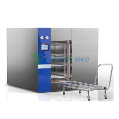 Equipamento de esterilizador de autoclave médica grande porta deslizante YSMJ-MD1500 1500L