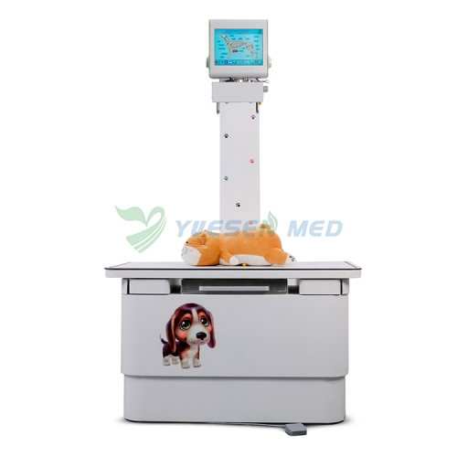Machine à rayons X vétérinaire numérique 5kW, YSX050-B d'unité à rayons X vétérinaire fixe 100mA