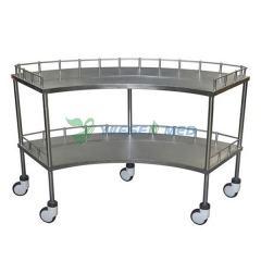 304 stainless pet operating instrument trolley YSVET5106