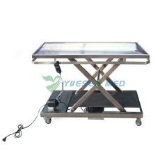 Electric stainless steel veterinary operation table YSVET106
