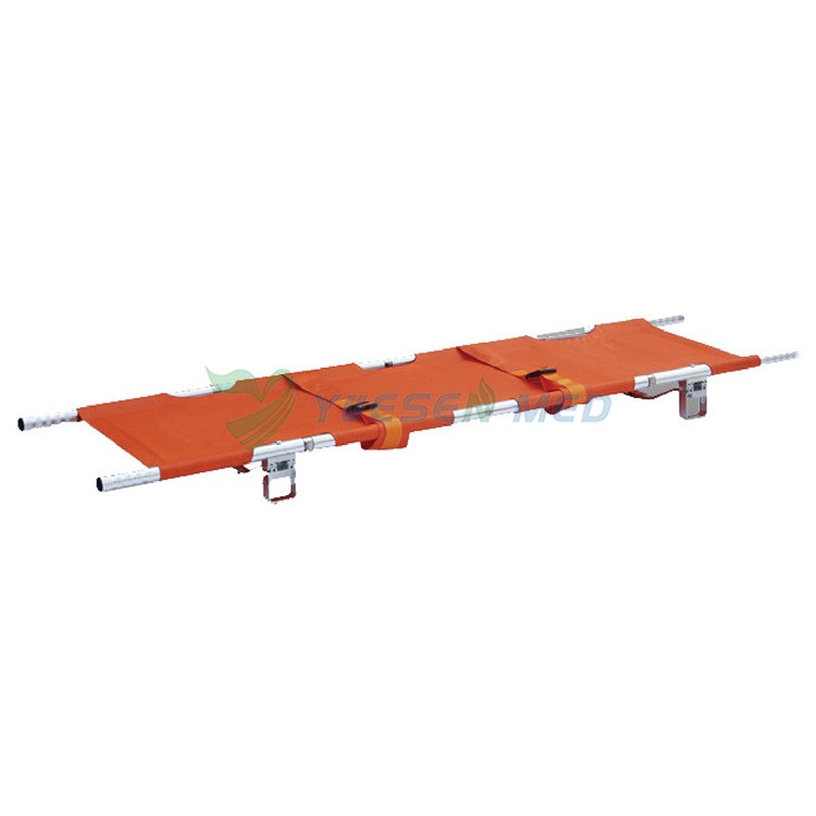 Emergency Aluminum Alloy Rescue Folding Stretcher