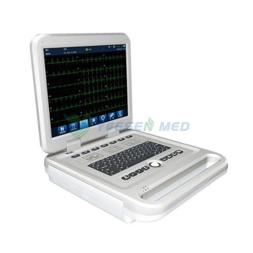YSECG-i18 Sistema de electrocardiography Wify ECG de 15 polegadas Máquina de ECG digital de 18 derivações