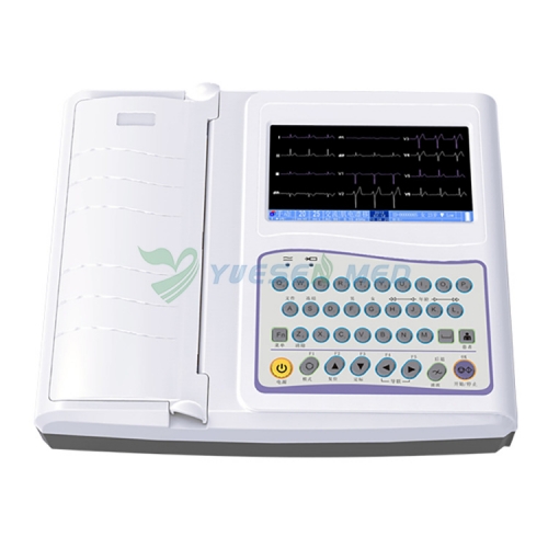 YSECG-012B Dispositivo de electrocardiograma portátil Medical 12 Lead ECG Machine 12 Channel