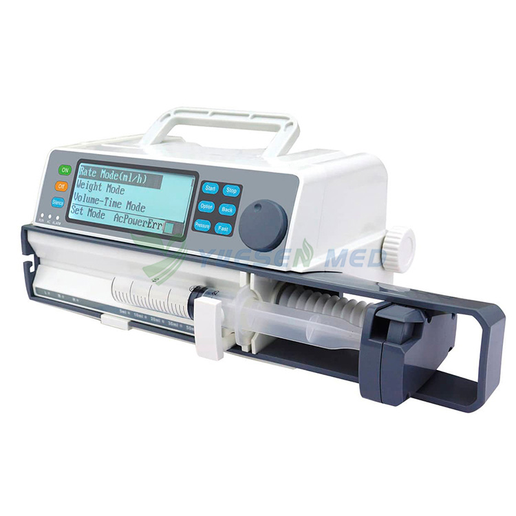 YSZS-TIC01 Factory Medical Icu Pompe à perfusion de seringue électrique  médicale portable à vendre