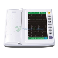 YSECG-012G أفضل آلة ECG 12 قناة 12 الرصاص الرقمية اللاسلكية ECG EKG