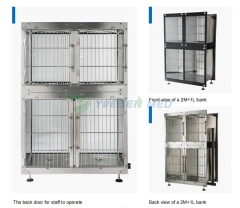 Cage d'affichage en acier inoxydable YSKA-509D