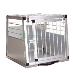 Jaula plegable de aluminio para exhibición de perros, jaula para transporte de automóviles, jaula para mascotas YSKA-601