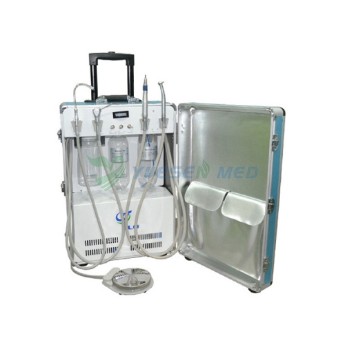 Unidade odontológica portátil com compressor de ar