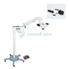 Microscopio quirúrgico de neurocirugía con control de pie
