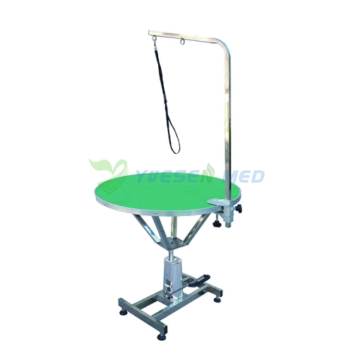 Mesa de higiene veterinária hidráulica de altura ajustável YSVET-MY8008