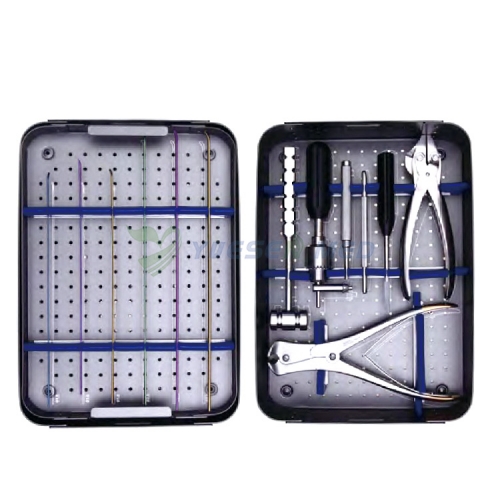 Набор инструментов для эластичных титановых ногтей Набор общих хирургических инструментов YSVET-AO01B