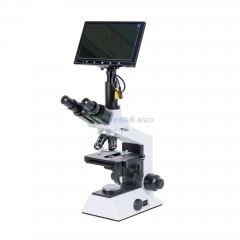 Microscópio biológico de laboratório com display grande YSXWJ-CX80