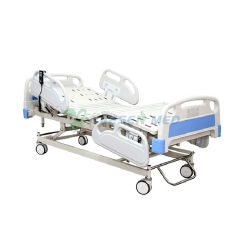 Medical Three Functions Electric Hospital Bed Patient bed PP side rails YSGH1002-c