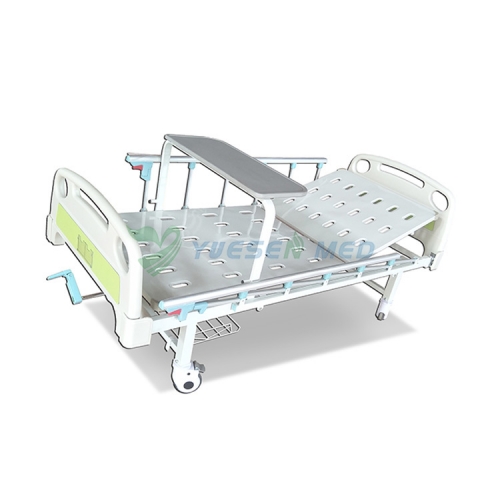 Luxurious Manual Single Crank Nursing Bed YSGH1019