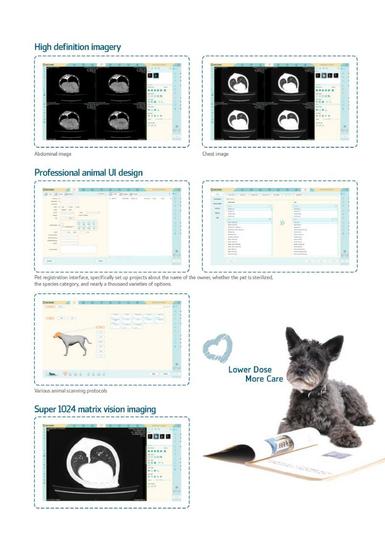 Escáner CT de animales YSENMED 32 VET CT Machine