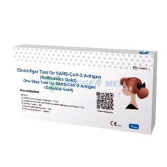 Teste rápido COVID para antígeno SARS-CoV-2 (ouro coloidal) (esfregaço nasal)