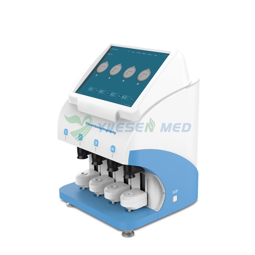 Analyseur automatique de thrombolastographie YSTEG8880/thrombelastographe automatisé/analyseur automatique de TEG