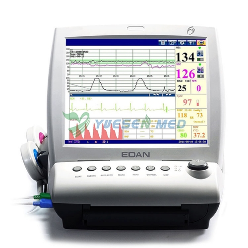Edan F9 Medical Fetal and Maternal Monitor with 12.1 Inch Foldable Color Touch Screen
