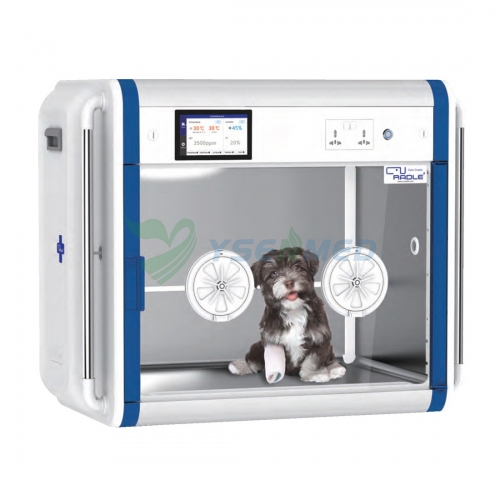 Manufacturer Veterinary hospital pet ICU monitoring chamber vet infant incubator YSVET-ICU
