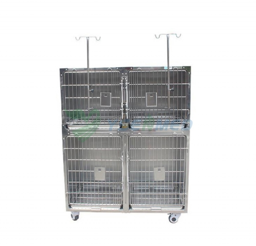 YSVET1220F 304 Stainless steel high quality veterinary cages