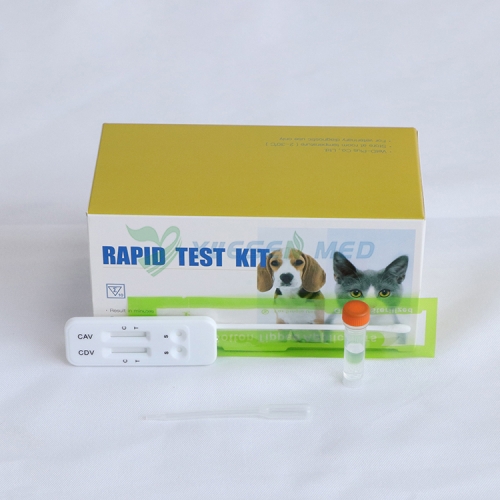 YSENMED Veterinary Rapid Test Strips CDV CAV Ag Canine Distemper-Adeno Virus Antigen Combo Test