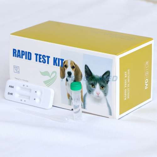 YSENMED Veterinary Rapid Test Strips EHR ANA Ab Ehrlichia-Anaplasma Antibody Combo Test