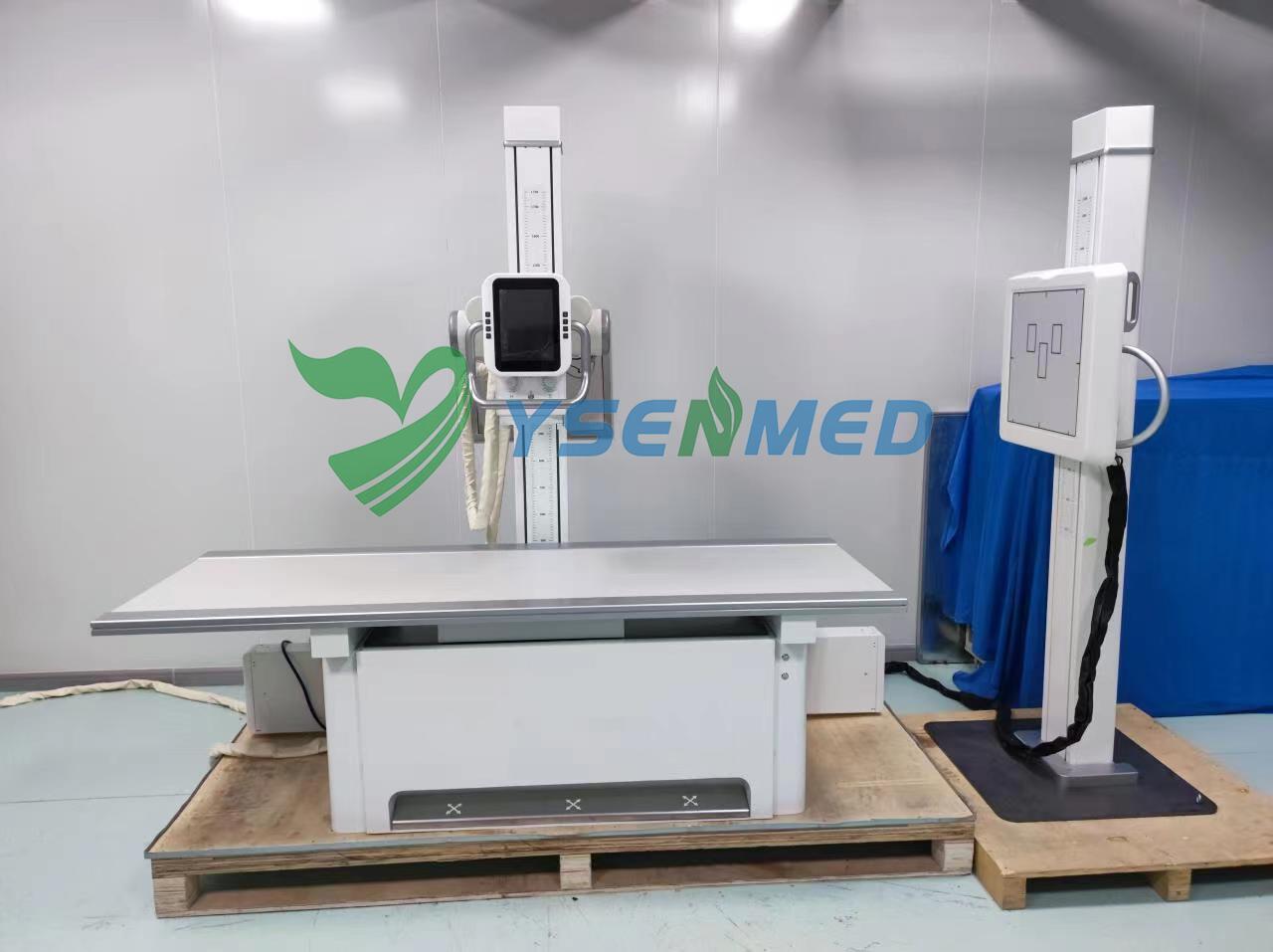 Sistema de raios X digital YSENMED 50kW 500mA YSX-iDR50 chega a um hospital na Tanzânia.