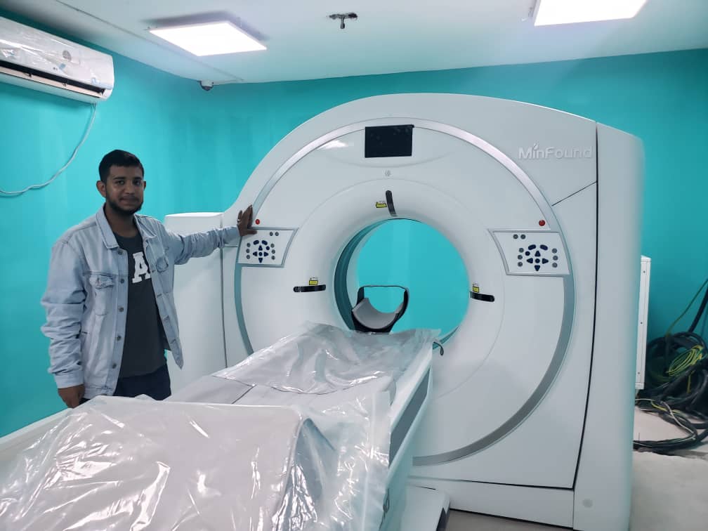 YSENMED 32-slice CT (Computed Tomography) System YSCT-16 has completed installation and commissioning in Yemen.