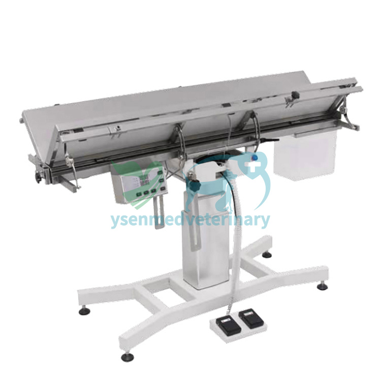 German Client Is Satisfied With YSENMED V-Top Veterinary Operation Table YSFT-886