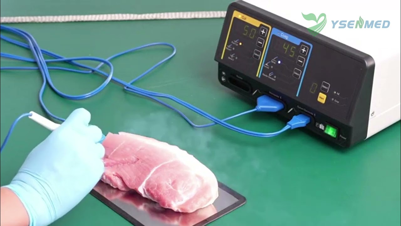 Here We Share The Operation Video Of The YSESU-X100V Veterinary Electrocautery Machine.