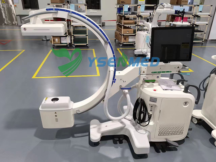 YSENMED YSX-C605V Digital Mobile FPD C-Arm System For Veterinary Use.