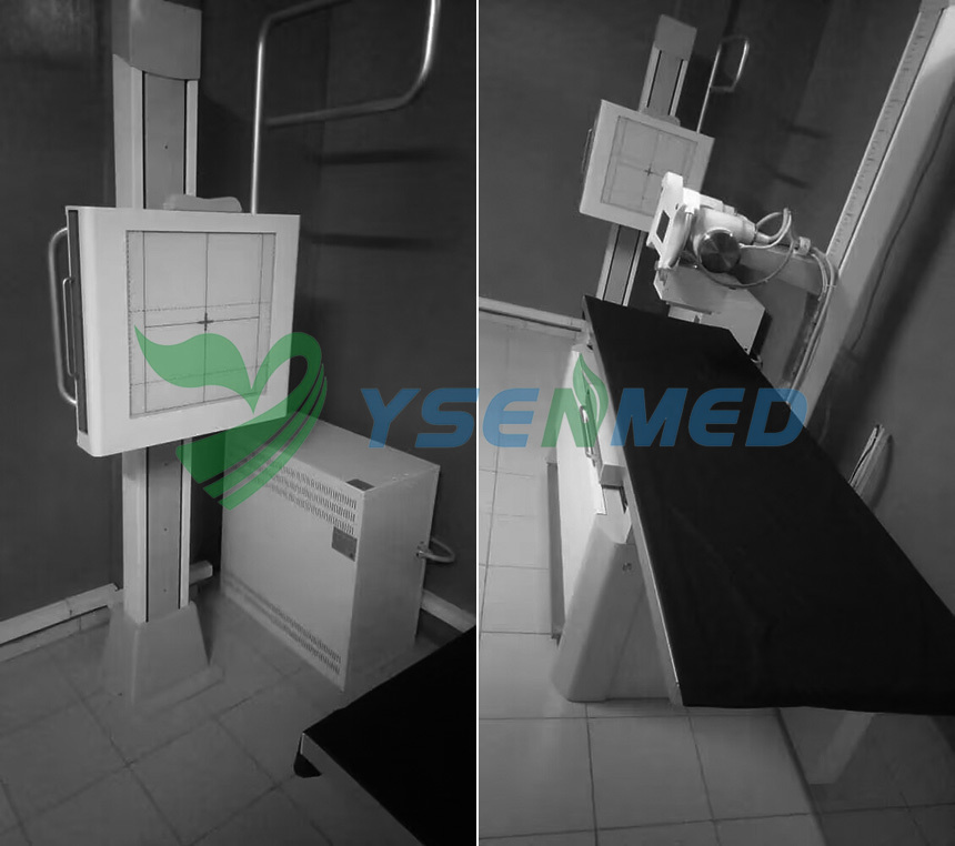 YSENMED YSX500D digital x-ray system set up in Zimbabwe