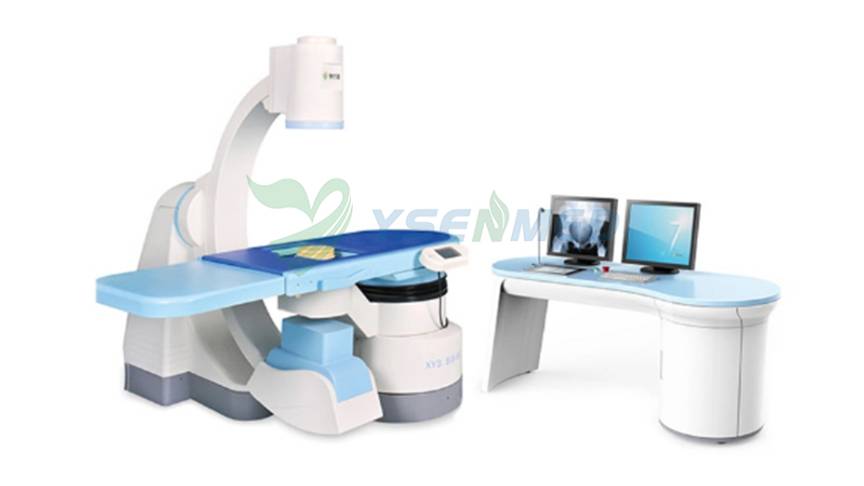 Litotritor eletromagnético extracorpóreo por ondas de choque YSENMED YSESW-6X está em serviço em um hospital