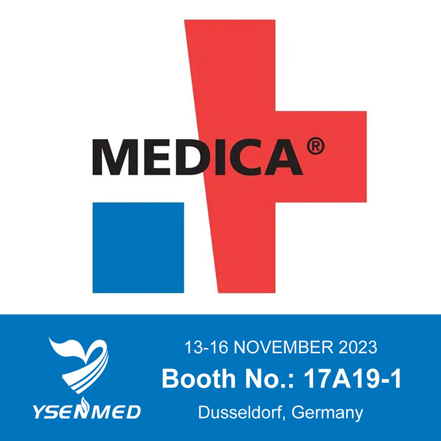 YSENMED is attending the Medica 2023 with booth No. 17A19-1