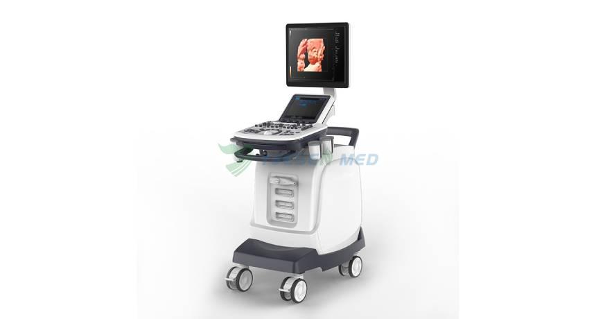 Escaneo de tiroides en modo color con el sistema de ultrasonido Doppler color portátil YSENMED YSB-S7