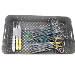 Ensemble d'instruments de chirurgie générale vétérinaire YSVET-W012