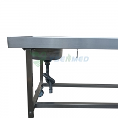 YSJPT-4A Simple Stainless Autopsy Table