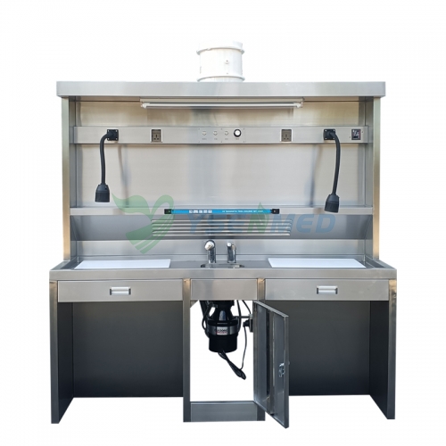 YSTE-QCT-2B Pathologic Tissue Selected Table grossing stations pathology workstations
